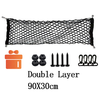 5 dimensiuni portbagaj portbagaj plasă plasă elastică nailon spate spate portbagaj organizator de depozitare bagaje suport plasă accesorii auto