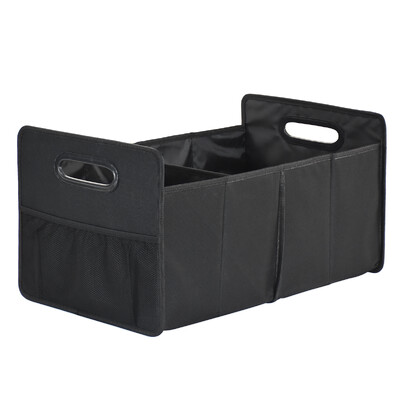 Autó csomagtartó rendszerező, Összecsukható többrekeszes autós rendszerező Összecsukható és vízálló, Bármilyen autóhoz, SUV-hoz, Mini-Vanhoz, Bl.