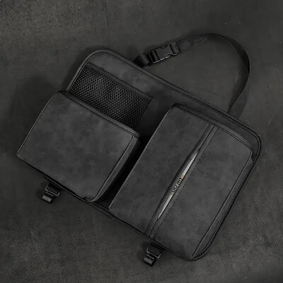 Πλάτη καθισμάτων αυτοκινήτου Τσάντα πολλαπλών τσέπης Κρεμαστά organizer Συλλέκτης αποθήκευσης Αξεσουάρ εσωτερικού αυτοκινήτου Μαύρο