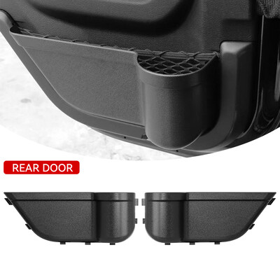 Első hátsó ajtó tárolódoboz tálca Jeep Wrangler JL JLU 4XE Rubicon Sports Gladiator JT 2018-2023 Raktározási Takarító Tartozékokhoz