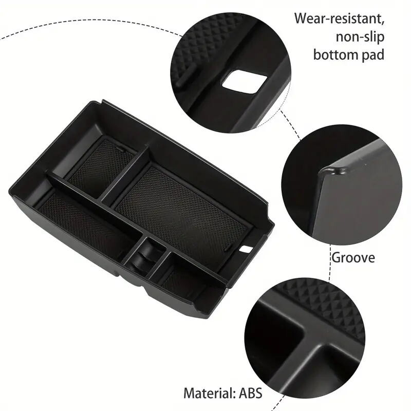 Automašīnas centrālā roku balstu uzglabāšanas kaste sekundārā glabāšanas centra konsoles organizators priekš Bronco Sport 2021 2022 2023/Ford Escape 2020-2023