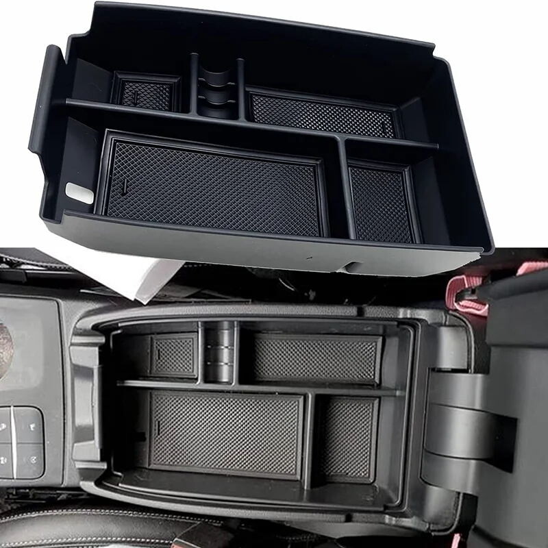 Automašīnas centrālā roku balstu uzglabāšanas kaste sekundārā glabāšanas centra konsoles organizators priekš Bronco Sport 2021 2022 2023/Ford Escape 2020-2023
