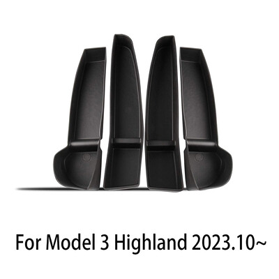 Ajtó oldalsó tárolódoboz Első hátsó ajtó fogantyú kartámasz tálca rendszerező Tesla Model Y 2020 -2024 Model 3 Highland 2023.10 után