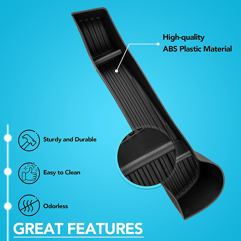 Ajtó oldalsó tárolódoboz Első hátsó ajtó fogantyú kartámasz tálca rendszerező Tesla Model Y 2020 -2024 Model 3 Highland 2023.10 után