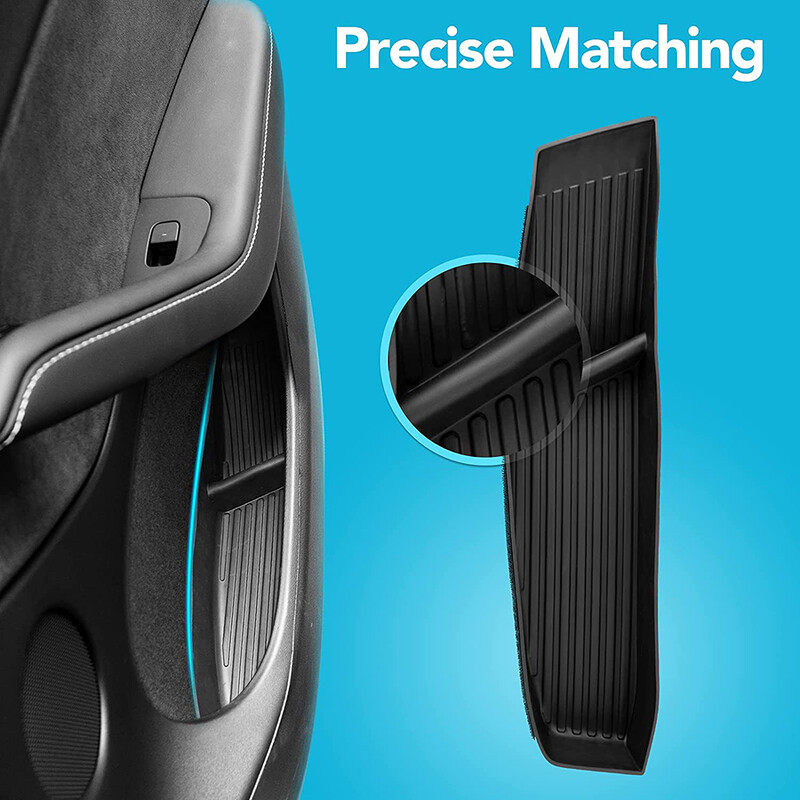Ajtó oldalsó tárolódoboz Első hátsó ajtó fogantyú kartámasz tálca rendszerező Tesla Model Y 2020 -2024 Model 3 Highland 2023.10 után
