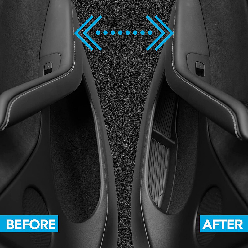 Ajtó oldalsó tárolódoboz Első hátsó ajtó fogantyú kartámasz tálca rendszerező Tesla Model Y 2020 -2024 Model 3 Highland 2023.10 után