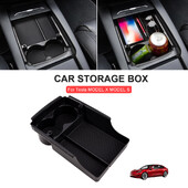 Pentru Tesla Model S Model X Accesorii Consola centrală Organizator tavă ABS Cotieră centrală Cutie de depozitare inferioară органайзер 자동차용품