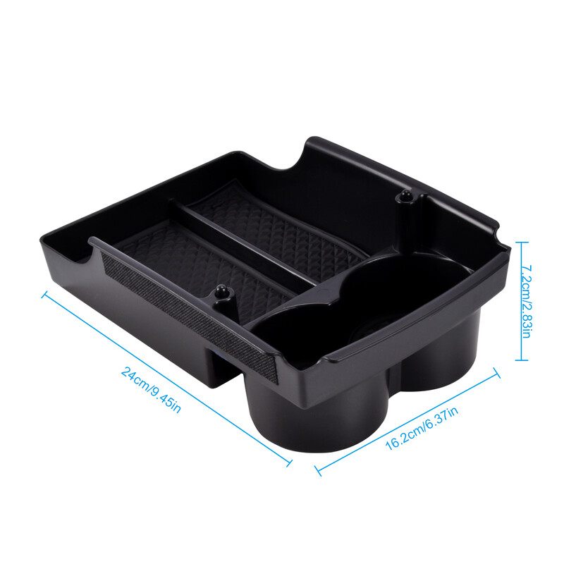 Pentru Tesla Model S Model X Accesorii Consola centrală Organizator tavă ABS Cotieră centrală Cutie de depozitare inferioară органайзер 자동차용품