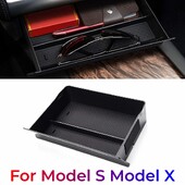 Model S Model X középkonzol rendszerező tárolódobozhoz Egyedi balkormányos Tesla Model S Model X 2012-2021