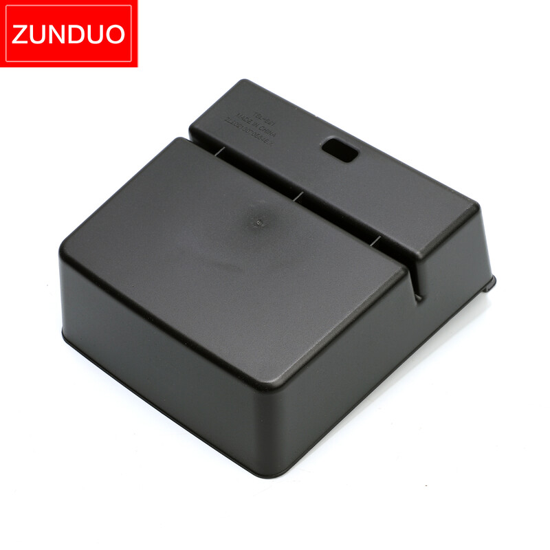 ZUNDUO Cutie de depozitare cotieră centrală auto pentru Tesla Model S Consolă centrală Tavă Organizator Container Accesorii de aranjare Negru