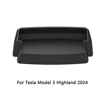 За Tesla Model 3 Highland 2024 Карта Ключ Телефон Очила Централна конзола Подлакътник Кутия за съхранение Калъф Органайзер Интериорни аксесоари