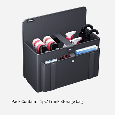 Organizator pentru spate scaun auto Cutie de depozitare reglabilă de mare capacitate Organizator portbagaj pentru bancheta din spate Geantă de băcănie din piele PU