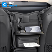 Scaun mașină spate geantă de depozitare față spate scaun auto mijloc organizator masă multifuncțională tavă mașină băuturi alimente Suport telefon