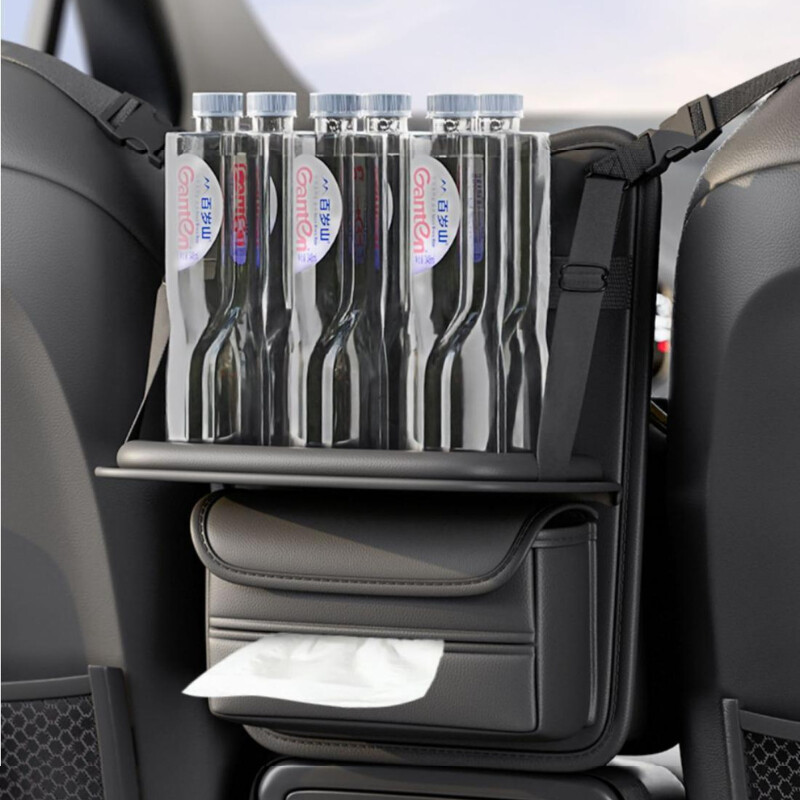 Scaun mașină spate geantă de depozitare față spate scaun auto mijloc organizator masă multifuncțională tavă mașină băuturi alimente Suport telefon