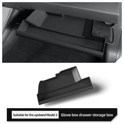 Για Tesla Model 3 Highland Central Control Glove Box Storage Box Model3 2024 Car Storage Tray Shopping Organizer Αξεσουάρ αυτοκινήτου