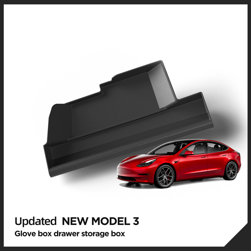 Για Tesla Model 3 Highland Central Control Glove Box Storage Box Model3 2024 Car Storage Tray Shopping Organizer Αξεσουάρ αυτοκινήτου