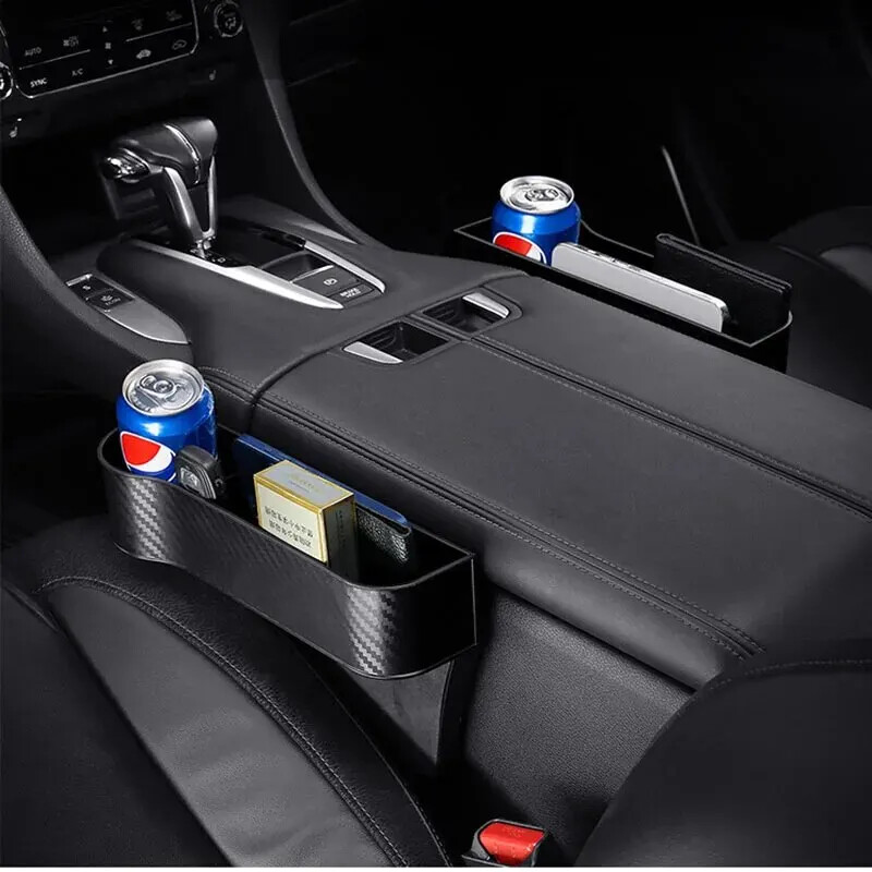 (2 buc) Cutie de depozitare auto Produse de interior Scaun Consolă centrală Cutie de depozitare Gap Suport pentru pahare Cutie de depozitare Gap Cutie de sortare