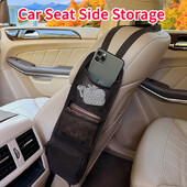 Autoistme külgkorder, autoistme hoiustamiskott, veoauto mitme taskuga joogihoidja, võrktaskuga autoistme telefonihoidik