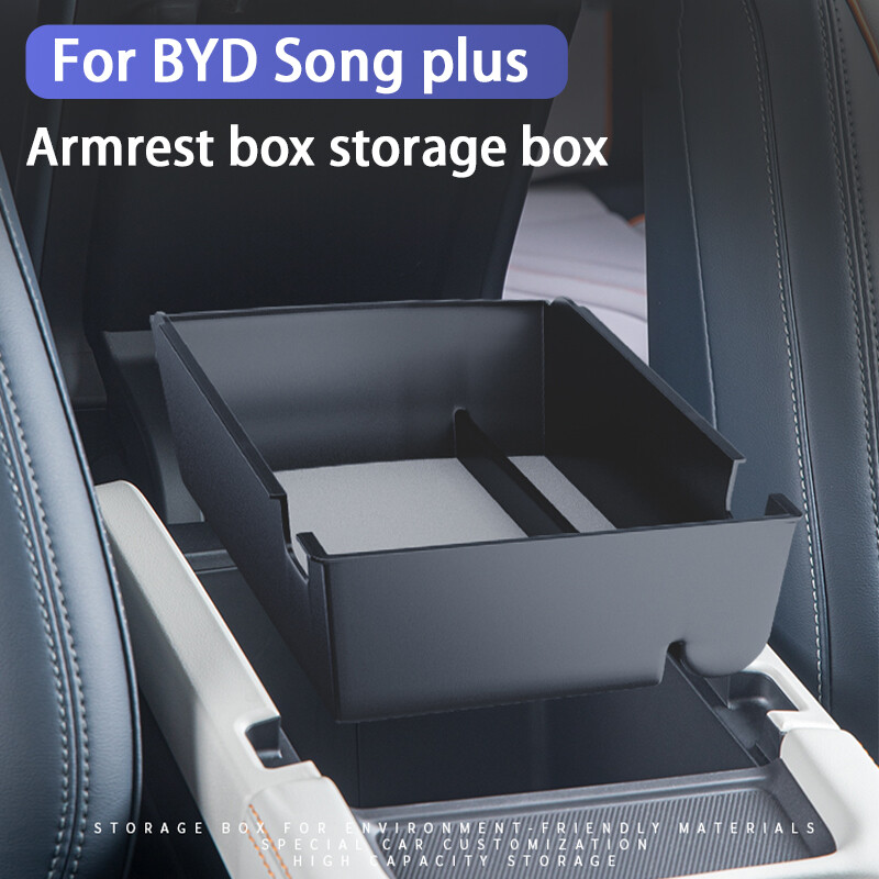Pentru BYD Song Plus DMI EV 2023 2024 cutie pentru cotieră, cutie de depozitare, accesorii de depozitare pentru interiorul mașinii