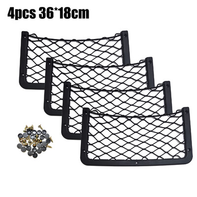 42x21cm/36x18cm/32x21cm/32x17cm Διχτυωτή οργάνωση αυτοκινήτου Δίχτυ τσέπης αυτοκινήτου Δίχτυ θήκης τηλεφώνου Ράφι αποθήκευσης πλέγμα για τροχόσπιτο αυτοκινήτου