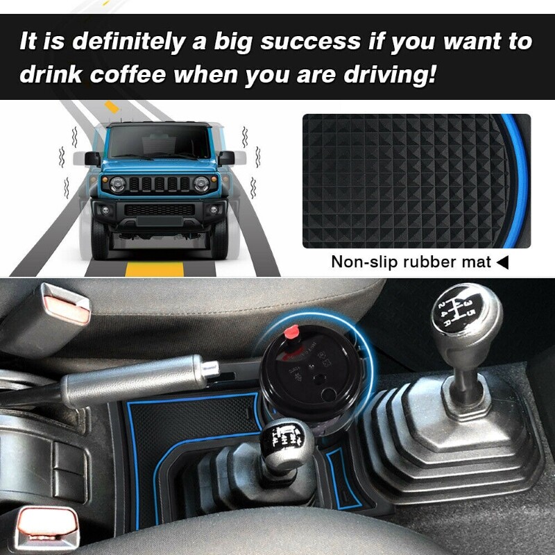 Consola centrală pentru mașină Tavă schimbător de viteze Organizator anti-alunecare Suport pahare Cutie de depozitare pentru Suzuki Jimny 2019 2020 MT Accesorii de stil