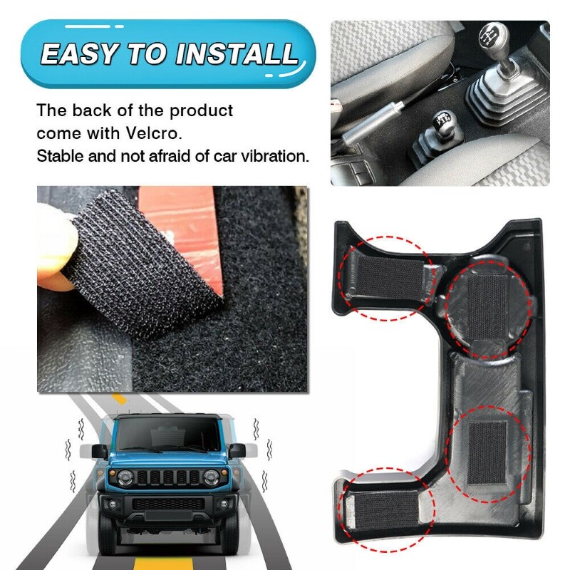 Consola centrală pentru mașină Tavă schimbător de viteze Organizator anti-alunecare Suport pahare Cutie de depozitare pentru Suzuki Jimny 2019 2020 MT Accesorii de stil