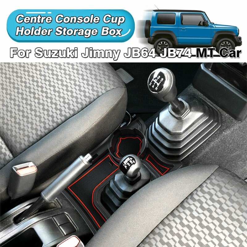 Consola centrală pentru mașină Tavă schimbător de viteze Organizator anti-alunecare Suport pahare Cutie de depozitare pentru Suzuki Jimny 2019 2020 MT Accesorii de stil