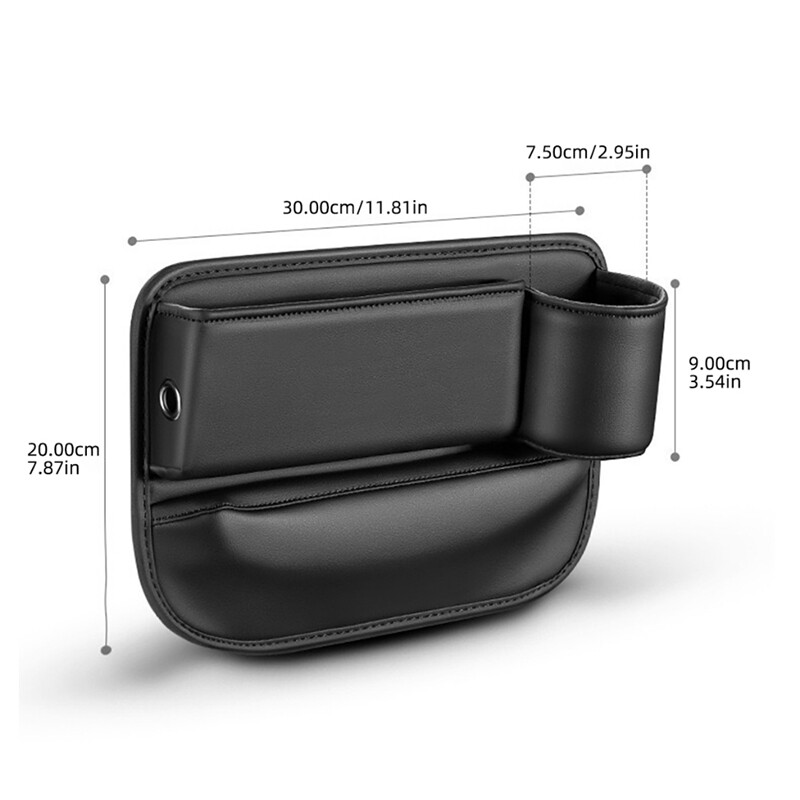 Organizator de goluri pentru scaune de mașină, cutie de depozitare pentru crăpături, consolă multifuncțională, pentru umplerea golurilor pentru scaune de mașină, cu suport pentru pahare, accesorii de interior