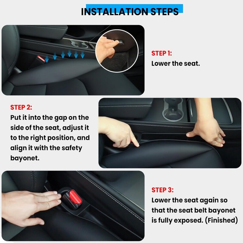 2 DB Tesla Model Y Model 3 2017-2024 középkonzol rendszerező tálca ülés oldalsó tárolódobozzal telefontartó napszemüvegekhez