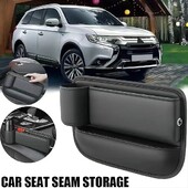 Κάθισμα αυτοκινήτου Gap Storage Box Multifunction Car Interior Crevice Organizer Auto Seat Κεντρικό Έλεγχο αποθήκευσης Τσάντα με ποτηροθήκη