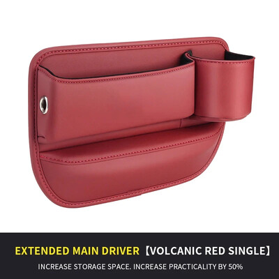 Κάθισμα αυτοκινήτου Gap Storage Box Multifunction Car Interior Crevice Organizer Auto Seat Κεντρικό Έλεγχο αποθήκευσης Τσάντα με ποτηροθήκη