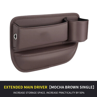 Κάθισμα αυτοκινήτου Gap Storage Box Multifunction Car Interior Crevice Organizer Auto Seat Κεντρικό Έλεγχο αποθήκευσης Τσάντα με ποτηροθήκη