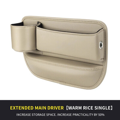 Κάθισμα αυτοκινήτου Gap Storage Box Multifunction Car Interior Crevice Organizer Auto Seat Κεντρικό Έλεγχο αποθήκευσης Τσάντα με ποτηροθήκη