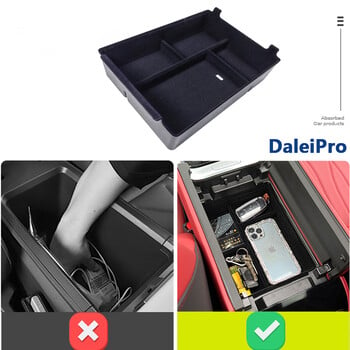 Για Chery Exeed RX 2023 2024 Υποβραχιόνιο Storage Box Organizer Δίσκος Car Styling Central Console Storage Box Αξεσουάρ εσωτερικού αυτοκινήτου