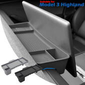 Δίσκος αποθήκευσης ταμπλό σιλικόνης για Tesla Model 3 Highland 2024 Instrument Panel Tissue Box Κεντρική κονσόλα Οθόνης Ατζέντα πίσω