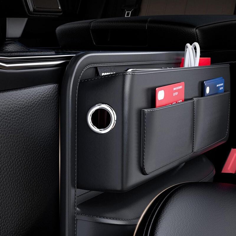 Autósülés réstároló tárolódoboz PU bőr automatikus ülés oldalsó zseb autós konzol ülés réskitöltő rendszerezők tároló tartó