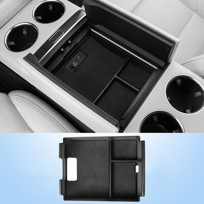 Pentru Lixiang L9 L8 Cutie de depozitare cotiera auto Styling Consolă Centrală Organizator Container Tavă pentru monede Covoraș din piele intoarsa Interior pentru Li L8 L9