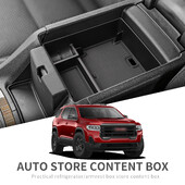 Kartámasz tárolódoboz GMC Acadia 2017 - 2022 2023 autóhoz középkonzol tálca rendező belső kiegészítők rendbetétel fekete
