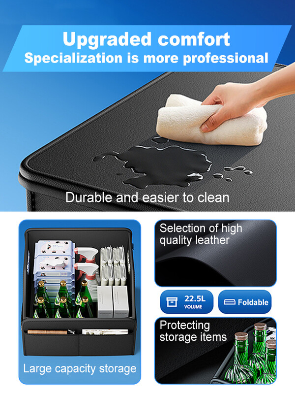 Cutie de depozitare portbagaj pentru mașină, instrument multifuncțional pentru containere, pungi de depozitare a alimentelor, cutie pentru portbagaj, pentru mașină universală