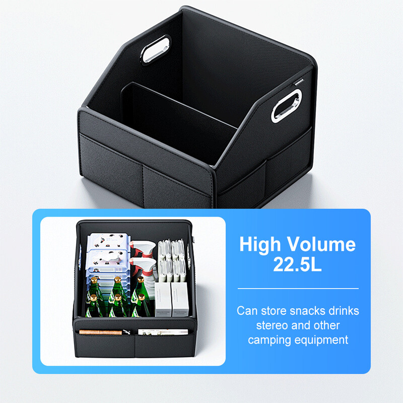 Cutie de depozitare portbagaj pentru mașină, instrument multifuncțional pentru containere, pungi de depozitare a alimentelor, cutie pentru portbagaj, pentru mașină universală