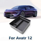 Κουτί αποθήκευσης υποβραχιόνιου για Avatr 12 2023 2024 Οργανωτής κεντρικής κονσόλας Δίσκος αποθήκευσης με στρώματα Τακτοποίηση αξεσουάρ εσωτερικού αυτοκινήτου