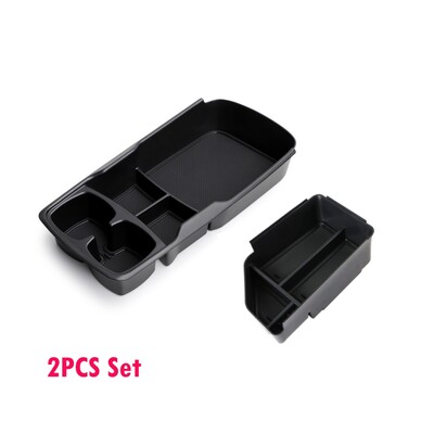 Tavă de organizare a consolă centrală inferioară pentru Kia EV6 2023 2024 Cutie de depozitare pentru cotiera Suport pentru pahare Material ABS Accesorii de interior