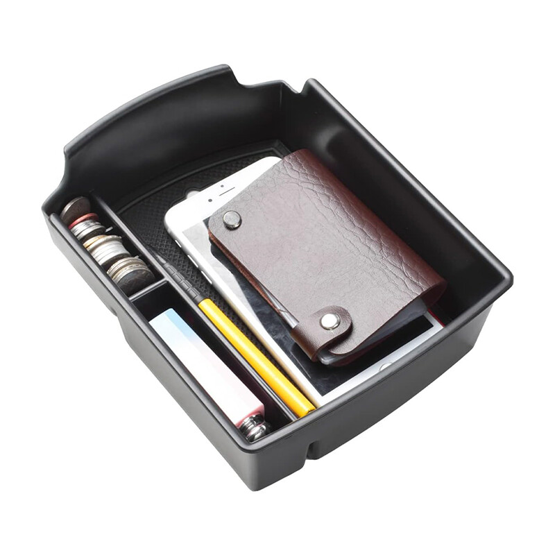 Automašīnas roku balstu centra uzglabāšanas kastes konteinera cimdu organizatora futrālis KIA Soul 2020-2024 auto salona piederumiem