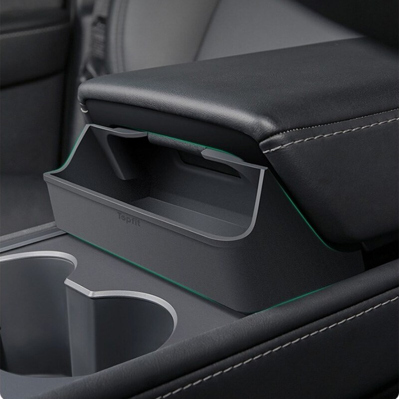 Tesla Model 3/Y Tartozékokhoz 2023 Központi vezérlő kartámasz doboz, szemüveg zseb autós üvegtok, tároló koporsó autóalkatrészek