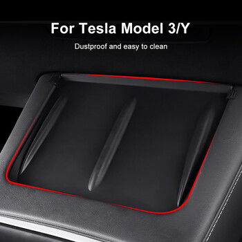 Δίσκοι κεντρικής κονσόλας για αξεσουάρ Tesla Model 3 Y Highland Organizer κάτω από το κάθισμα Κουτί αποθήκευσης Βραχίονα κρυφοί κάδοι Θήκη ποτηριών