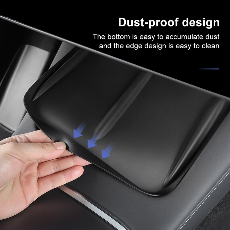 Tăvi pentru consola centrală pentru Tesla Model 3 Y Highland Accesorii pentru organizator Sub scaun Cutie de depozitare Cotieră Pubele ascunse Suport pentru pahare