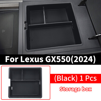 2024-es Lexus GX550 frissítéshez Belső dekorációs tartozékok GX 550 középkonzol kartámasz doboz tárolódoboz rekesz tálca