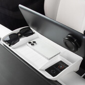 Για Tesla Model 3 Y Screen Rear Storage Box Organizer Magnetic Storage Invisible ETC Glasses Diy Tissue Box Αξεσουάρ