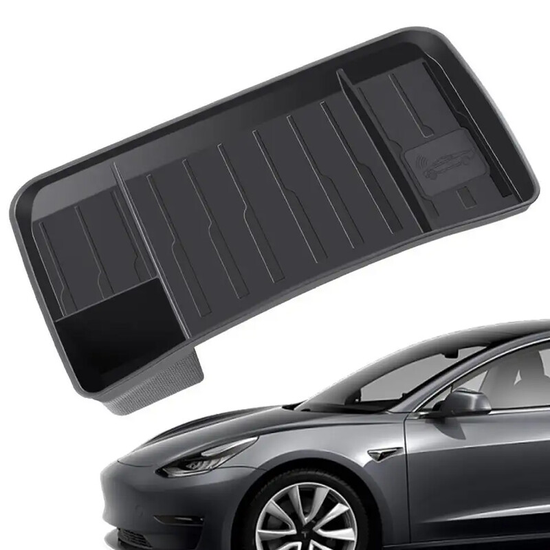Για Tesla Model 3 Y Screen Rear Storage Box Organizer Magnetic Storage Invisible ETC Glasses Diy Tissue Box Αξεσουάρ