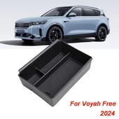 Pentru VOYAH Free 2024 ABS cu control central cotieră cutie de depozitare telefon mobil încărcare fără fir covoraș din silicon modificare interioară